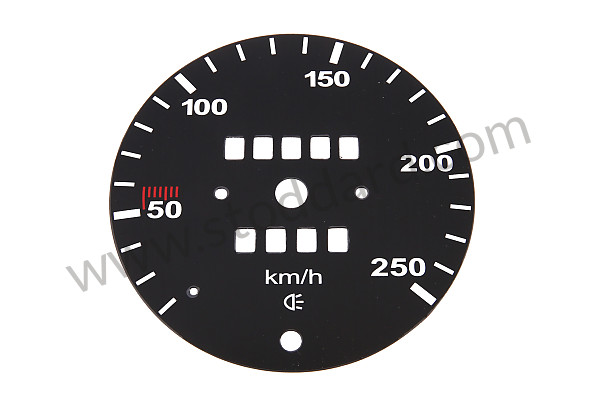 99A000542016 - SPEEDOMETER DISC FOR CONVERSION FROM MPH A KPH for Porsche 911 70-73 &bull; 1970 &bull; 2.2E &bull; Coupe &bull; Manual Gearbox, 5 Speed
