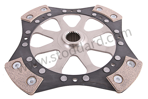 99A000543378 - RIGID SINTERED METAL CLUTCH DISC for Porsche 997 09-12 &bull; 2009 &bull; 997 C4S &bull; Targa &bull; Manual Gearbox, 6 Speed