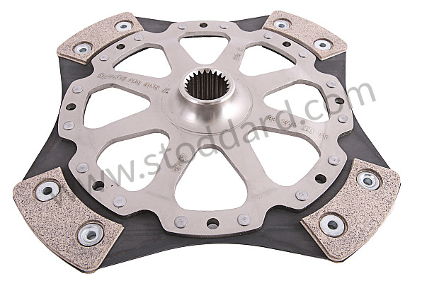 99A000543378 - RIGID SINTERED METAL CLUTCH DISC for Porsche 997 09-12 &bull; 2009 &bull; 997 C4S &bull; Targa &bull; Manual Gearbox, 6 Speed