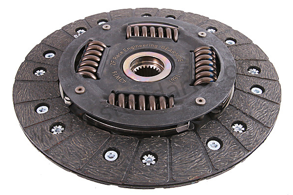 99A000543379 - DAMPED ORGANIC CLUTCH DISC for Porsche 997 Turbo 10-13 &bull; 2011 &bull; 997 Gt2 Rs &bull; Coupe &bull; Manual Gearbox, 6 Speed