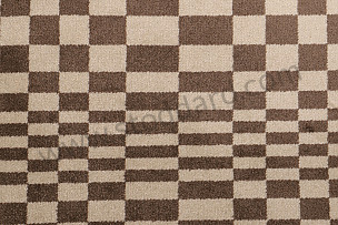 SEAT FABRIC PER METER SOLD BY THE LINEAR METER. 1.4 METERS WIDE. / The fabrics are cut to the ordered size. No return and no exchange possible. / BROWN AND CREAM / BROWN AND CREAM (99A000543416)