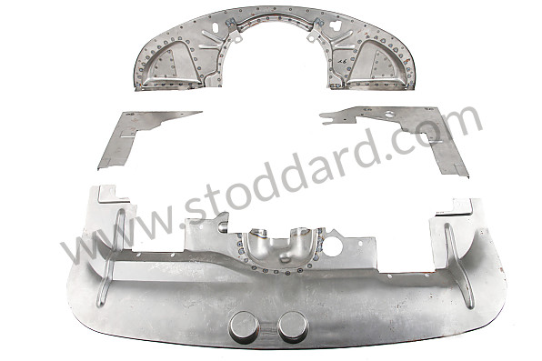 99A000552855 - ENGINE COVER for Porsche 356A &bull; 1958 &bull; 1600 Carrera Gs (692/2) &bull; Cabrio A T2 &bull; Manual Gearbox, 4 Speed