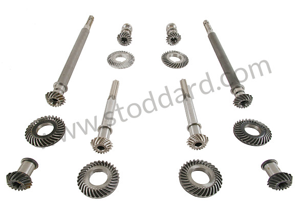 99A000552864 - TIMING PINION AND SHAFT KIT 356 CARRERA 587 COMPLETE FOR AN ENGINE for Porsche 356B T6 &bull; 1962 &bull; 2000 Carrera Gs (587/1) &bull; Coupe Reutter B T6 &bull; Manual Gearbox, 4 Speed