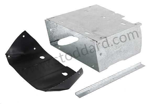 99A000555809 - PLATE KIT FOR FRONT OIL RADIATOR ONLY 356 CARRERA 2 - PAIR for Porsche 356C &bull; 1963 &bull; 2000 Carrera Gs (587/1) &bull; Coupe C &bull; Manual Gearbox, 4 Speed