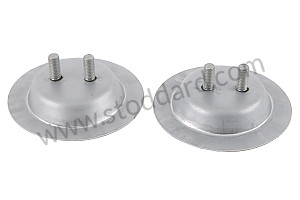 SEAT HOLDER ON FRONT FLOOR 356 A + 5-SPEED BOX - PAIR (TWO BLOCKS) PAIR / FRONT