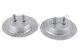 SEAT HOLDER ON FRONT FLOOR 356 A + 5-SPEED BOX - PAIR (TWO BLOCKS)