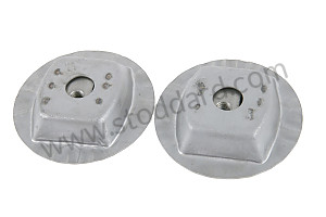 SEAT HOLDER ON FRONT FLOOR 356 6-SPEED BOX+C - PAIR (ONE SCREW HOLE) PAIR / FRONT