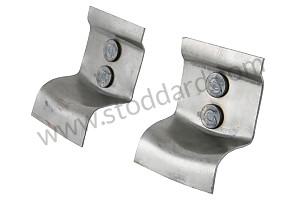 SEAT HOLDER ON REAR FLOOR 356 A+5-SPEED BOX (TWO BLOCKS) PAIR / REAR