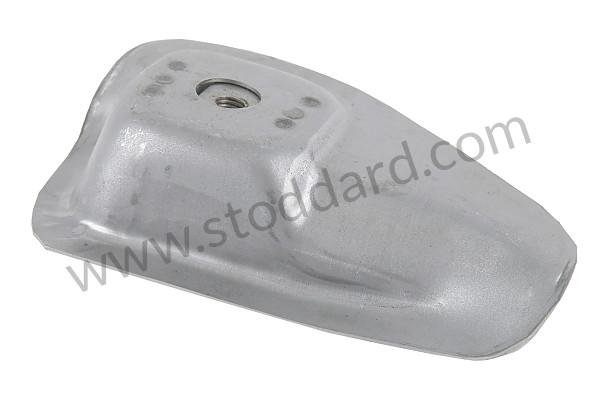 99A000555849 - SEAT HOLDER ON REAR RIGHT FLOOR 356 6-SPEED BOX+C (ONE SCREW HOLE) for Porsche 356C &bull; 1963 &bull; 1600 C (616/15) &bull; Cabrio C &bull; Manual Gearbox, 4 Speed
