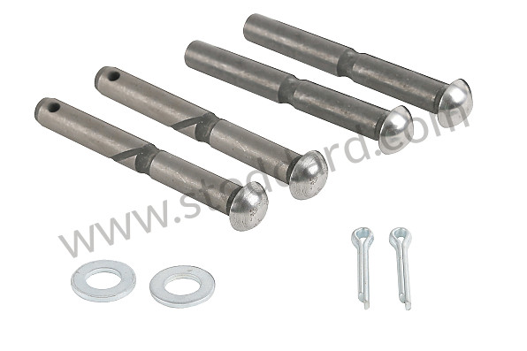 99A000555932 - HINGE PIN KIT 356 ALL (SET OF 4) for Porsche 356A &bull; 1955 &bull; 1300 (506/2) &bull; Cabrio A T1 &bull; Manual Gearbox, 4 Speed