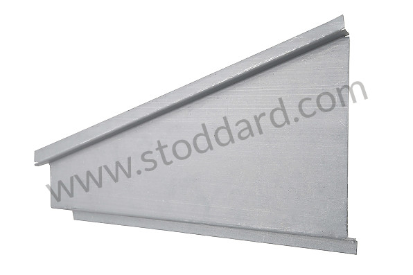 99A000555963 - END PLATE FOR REAR STRINGER WITH RAIL FOR ENGINE COVER for Porsche 356A &bull; 1955 &bull; 1300 (506/2) &bull; Cabrio A T1 &bull; Manual Gearbox, 4 Speed