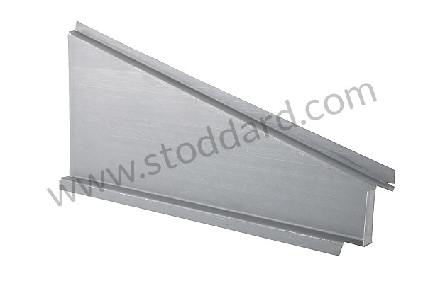 99A000555963 - END PLATE FOR REAR STRINGER WITH RAIL FOR ENGINE COVER for Porsche 356A &bull; 1955 &bull; 1300 (506/2) &bull; Cabrio A T1 &bull; Manual Gearbox, 4 Speed