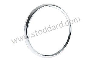 ORIGINAL CHROME PLATED INSTRUMENT SURROUND ON PANEL 