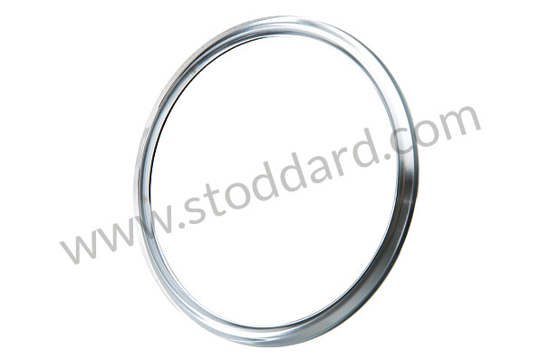 99A000555971 - ORIGINAL CHROME PLATED INSTRUMENT SURROUND ON PANEL for Porsche 356C &bull; 1963 &bull; 1600 C (616/15) &bull; Cabrio C &bull; Manual Gearbox, 4 Speed