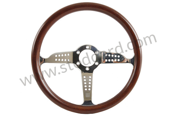 99A000555979 - STEERING WHEEL GRAND PRIX CHROME / WOOD for Porsche 