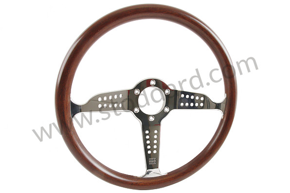 99A000555979 - STEERING WHEEL GRAND PRIX CHROME / WOOD for Porsche 