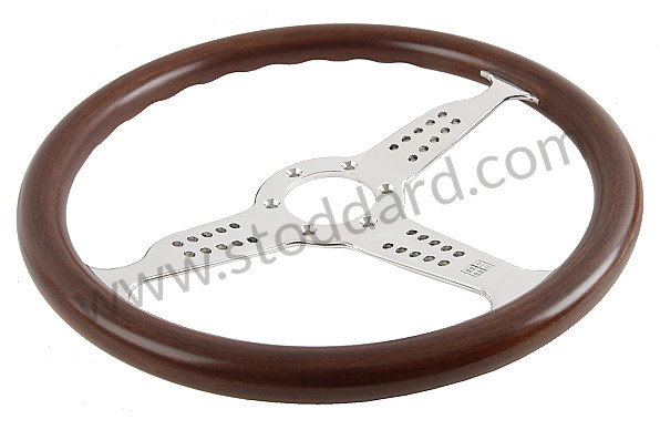 99A000555979 - STEERING WHEEL GRAND PRIX CHROME / WOOD for Porsche 
