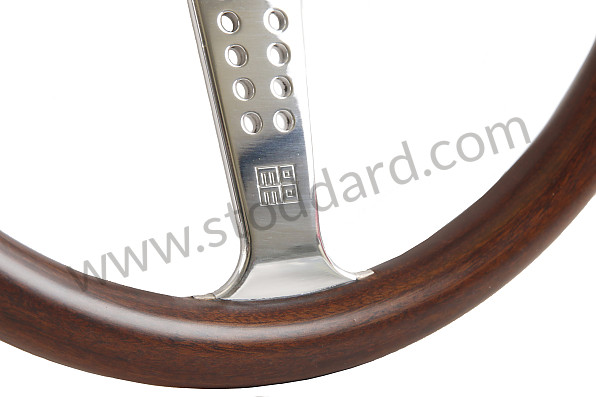 99A000555979 - STEERING WHEEL GRAND PRIX CHROME / WOOD for Porsche 