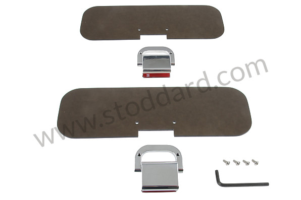 99A000555988 - TRANSPARENT SUN VISOR KIT FOR 356 SPEEDSTER for Porsche 356A &bull; 1955 &bull; 1300 (506/2) &bull; Speedster A T1 &bull; Manual Gearbox, 4 Speed