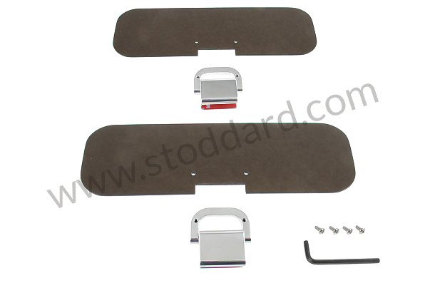 99A000555988 - TRANSPARENT SUN VISOR KIT FOR 356 SPEEDSTER for Porsche 356A &bull; 1955 &bull; 1300 (506/2) &bull; Speedster A T1 &bull; Manual Gearbox, 4 Speed