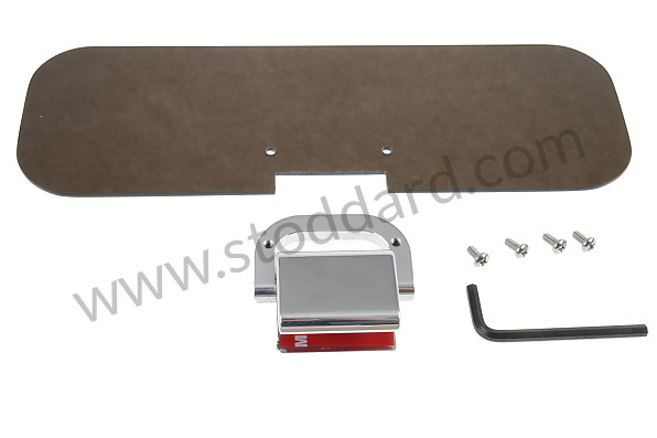 99A000555988 - TRANSPARENT SUN VISOR KIT FOR 356 SPEEDSTER for Porsche 356A &bull; 1955 &bull; 1300 (506/2) &bull; Speedster A T1 &bull; Manual Gearbox, 4 Speed