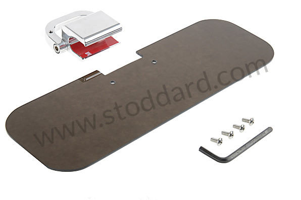 99A000555988 - TRANSPARENT SUN VISOR KIT FOR 356 SPEEDSTER for Porsche 356A &bull; 1955 &bull; 1300 (506/2) &bull; Speedster A T1 &bull; Manual Gearbox, 4 Speed