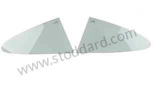 PAIR OF WINDOWS FOR REAR QUARTER-LIGHTS 911 65-77, GREEN PAIR / GREEN / GREEN (99A000555991)