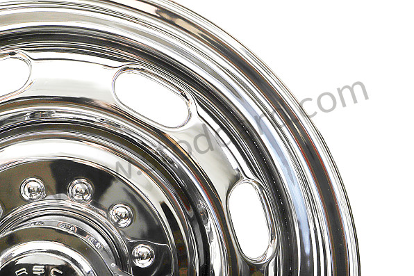 99A000556003 - RUDGE TYPE WHEEL KIT WITH CENTRAL NUT (FOUR 15 X 5.5 WHEELS + ADAPTERS) for Porsche 