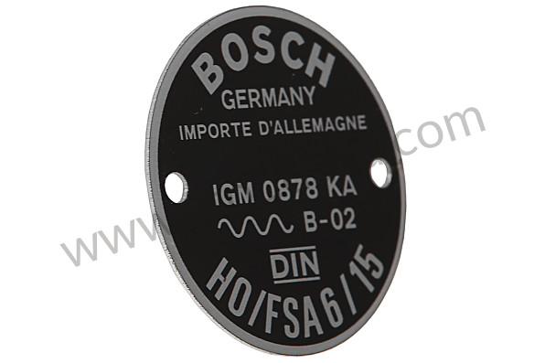 99A000558941 - HORN PLATE 6/15 for Porsche 356C &bull; 1963 &bull; 1600 C (616/15) &bull; Cabrio C &bull; Manual Gearbox, 4 Speed