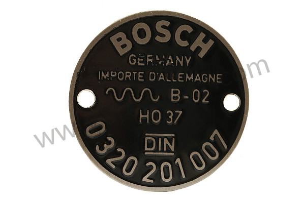 99A000558942 - HORN PLATE 0 320 201 007 for Porsche 356A &bull; 1955 &bull; 1300 (506/2) &bull; Cabrio A T1 &bull; Manual Gearbox, 4 Speed