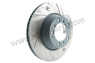 BRAKE DISC SLOTTED / REAR RIGHT / OPTION: STEEL (Option code: ACIER) (99A000560414)