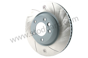 BRAKE DISC SLOTTED, TO ORDER PARTS YOU MUST VERIFY THE OPTION CODES OF YOUR AUTO (NO PARTS RECOVERY) / 350 MM / FRONT RIGHT / OPTION: FRONT DISC BRAKE DISC DIAMETER 18 INCHES  (350MM) BRAKE CALLIPER PAINTED SILVER (Option code: I1LL), OPTION: FRONT DISC BRAKE DISC DIAMETER 18 INCHES  (350MM) BRAKE CALLIPER PAINTED RED (Option code: I1LM) (99A000560420)