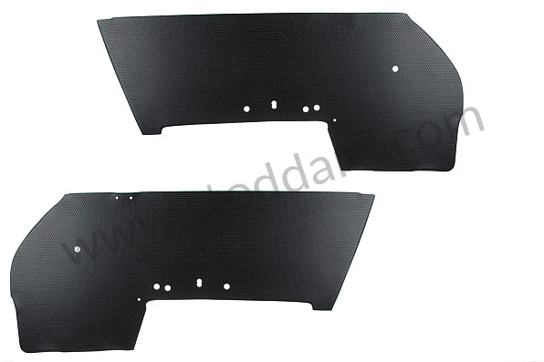 99A000560456 - PAIR OF IMITATION LEATHER DOOR PANELS for Porsche 911 70-73 &bull; 1972 &bull; 2.4T-E &bull; Coupe &bull; Manual Gearbox, 4 Speed