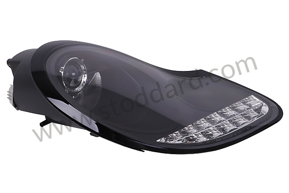 99A000563646 - HEADLIGHT KIT WITH LED, BLACK BACK - PAIR for Porsche Boxster 986 97-04 &bull; 2000 &bull; Boxster 2.7 &bull; Cabrio &bull; Manual Gearbox, 5 Speed