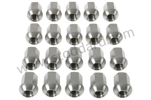 99A000563651 - SET OF TITANIUM WHEEL NUTS 911 for Porsche 
