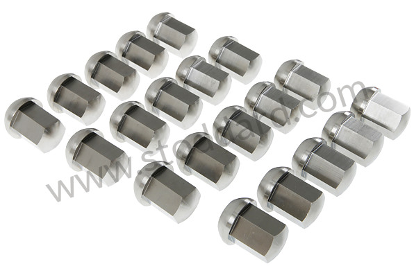 99A000563651 - SET OF TITANIUM WHEEL NUTS 911 for Porsche 
