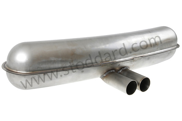 99A000570418 - STAINLESS STEEL SSI SILENCER 911 65-73 + 914/6 GT3 LOOK TAIL PIPE for Porsche 