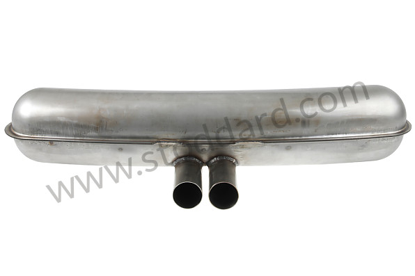 99A000570418 - STAINLESS STEEL SSI SILENCER 911 65-73 + 914/6 GT3 LOOK TAIL PIPE for Porsche 