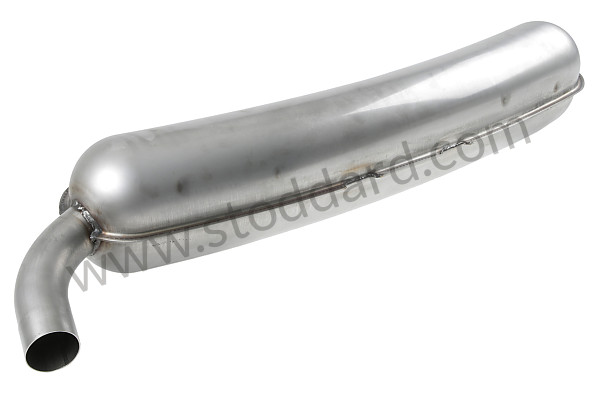 99A000570419 - STAINLESS STEEL  SSI FINAL SILENCER 1 OUTLET ORIGINAL TYPE for Porsche 