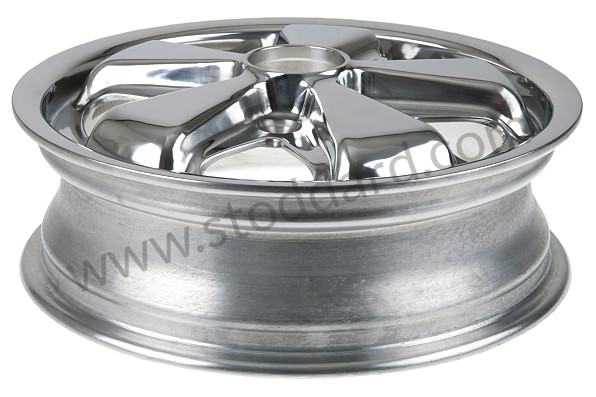 99A000570804 - WHEEL, 4,5 X 15, FULLY POLISHED, WITH TUV HOMOLOGATION for Porsche 