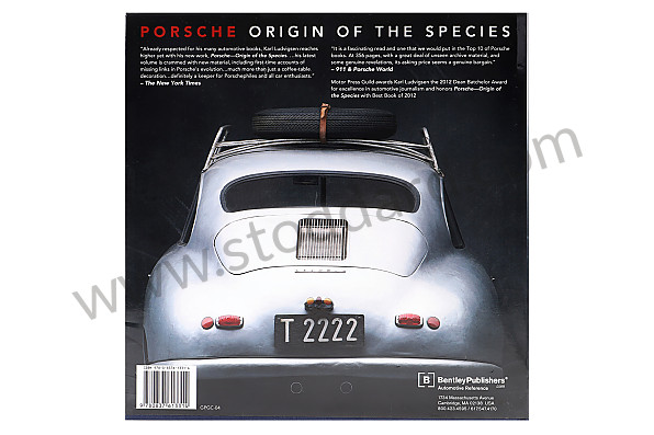99A000570807 - BOOK "ORIGIN OF THE SPECIES" - IN ENGLISH for Porsche 