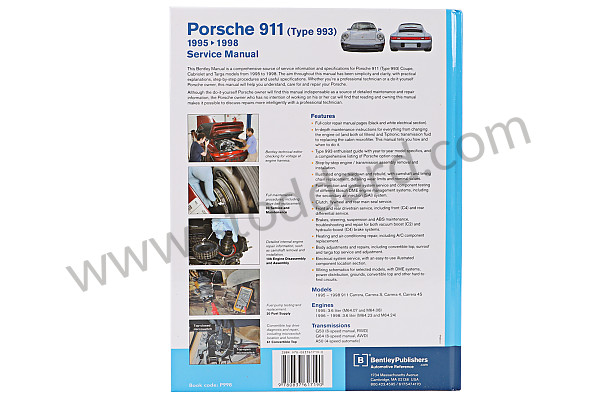 99A000570809 - TECHNICAL MANUAL for Porsche 