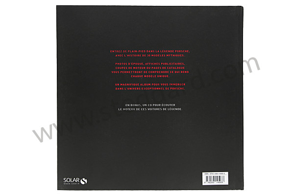 99A000570818 - HISTORY BOOK AND MYTHICAL MODELS ENGLISH/FRENCH for Porsche 