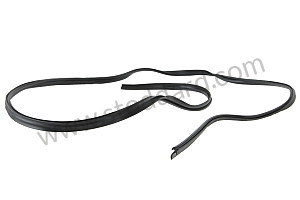 RUBBER UNDER REAR LEFT/REAR RIGHT BUMPER MOULDING 911 T 69-73  (SHORT MOULDING) 