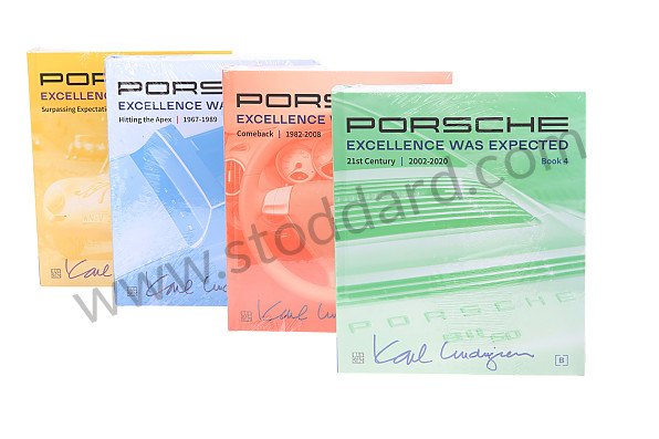 99A000571992 - 4 VOLUME BOOK SET, PORSCHE&reg;: EXCELLENCE WAS EXPECTED for Porsche 