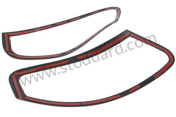99A000572034 - BLACK TAIL LIGHT SURROUND for Porsche Boxster 986 97-04 &bull; 2000 &bull; Boxster 2.7 &bull; Cabrio &bull; Manual Gearbox, 5 Speed