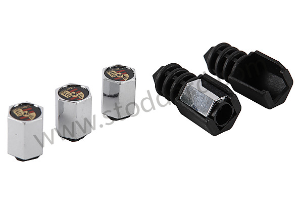 99A000575199 - VALVE STEM CAP SET, ANTITHEFT for Porsche 