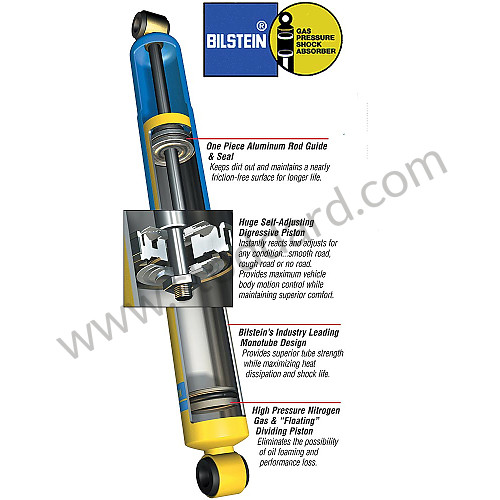 99A000575368 - BILSTEIN HD REAR SHOCK for Porsche 