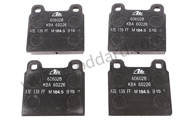 99A000575390 - ATE BRAKE PADS for Porsche 