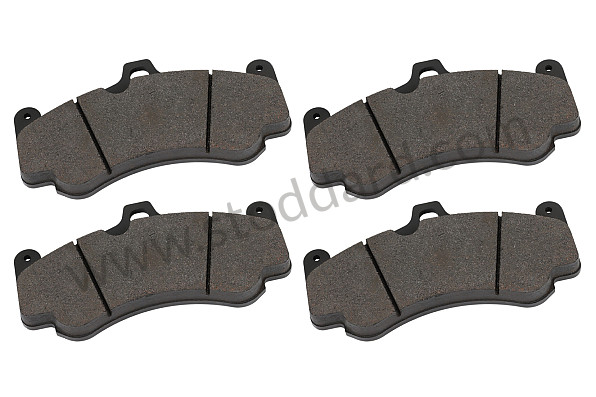 99A000575453 - PAGID HIGH FRICTION BRAKE PADS for Porsche 